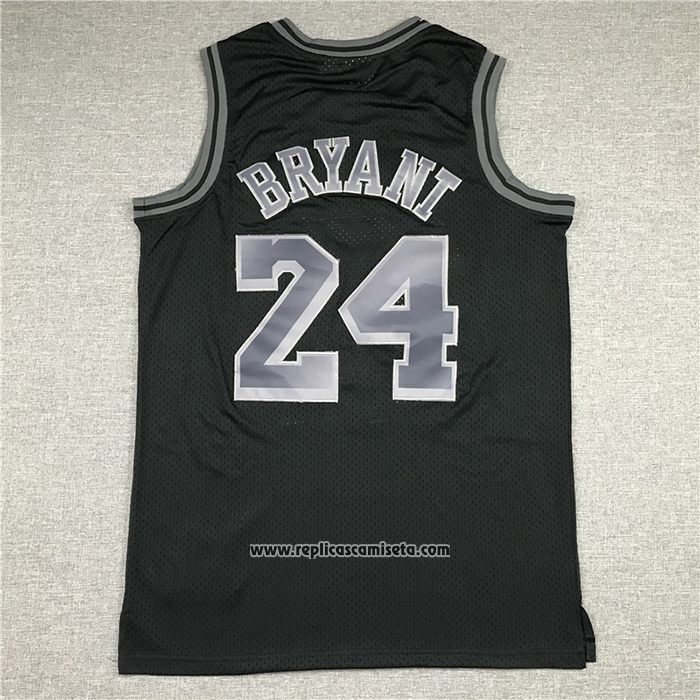 Camiseta Los Angeles Lakers Kobe Bryant #24 Hardwood Classics Negro